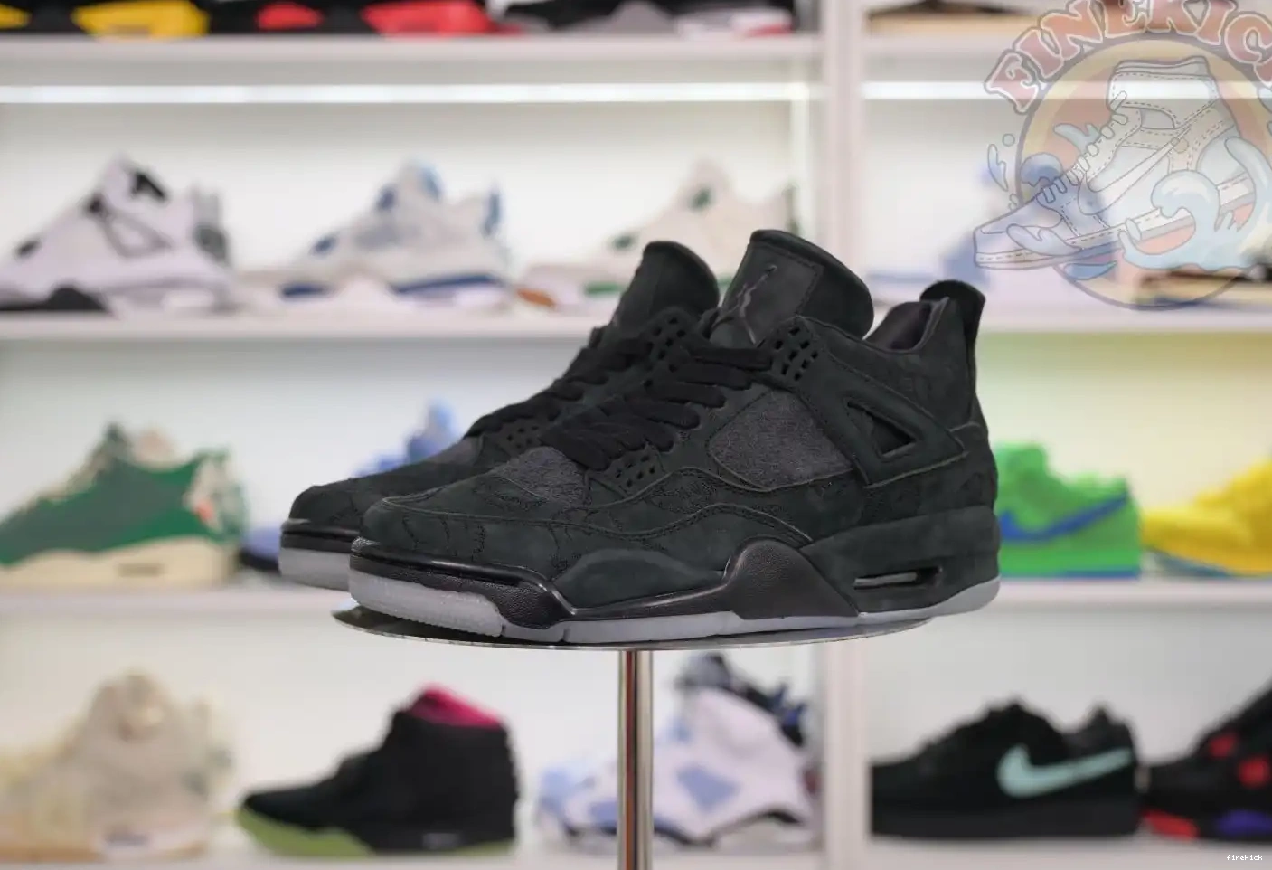 Jordan Jordan 4 Air kaws black 0705